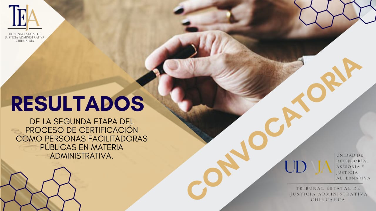 Resultados de la Segunda Etapa del Proceso de Certificación como Personas Facilitadoras Públicas.