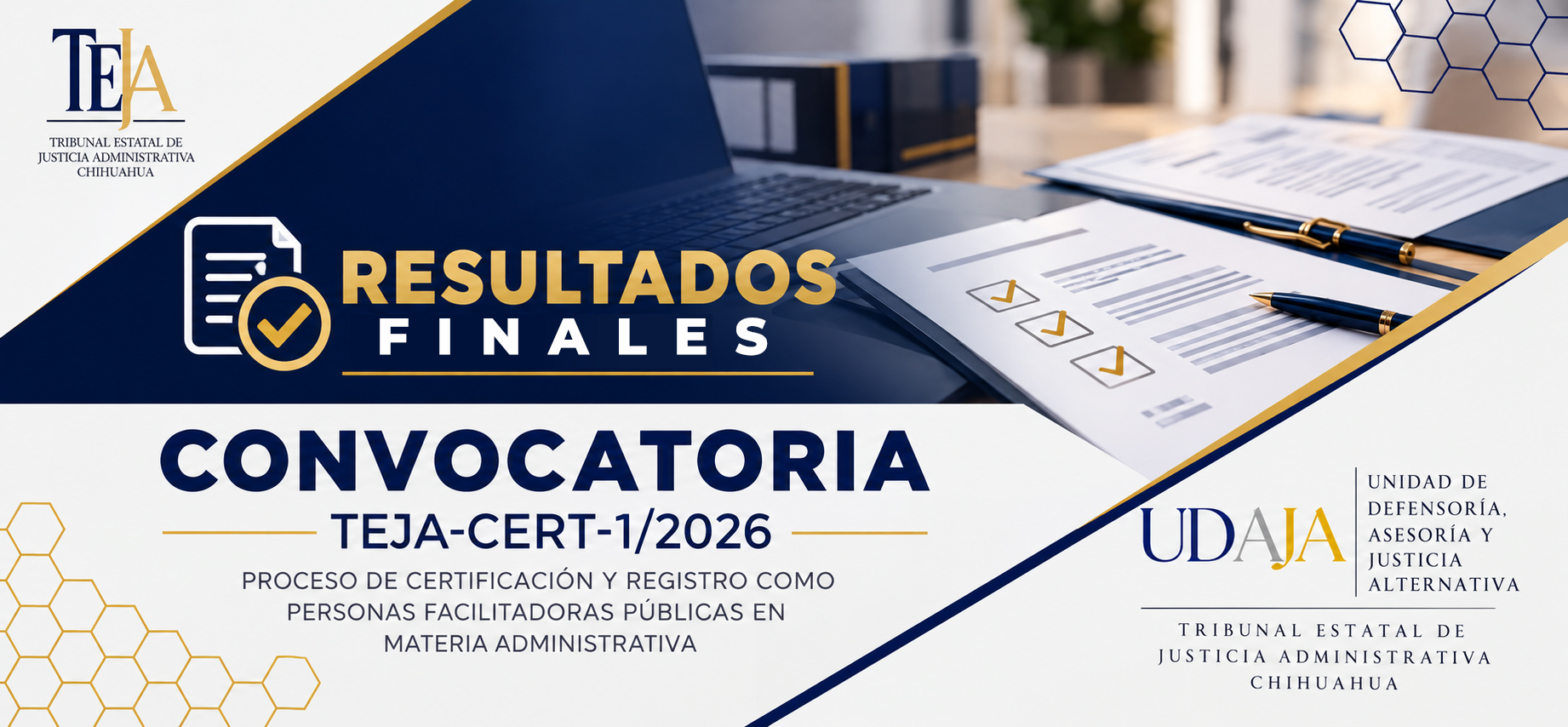 Resultados Finales de la Convocatoria TEJA-CERT-1/2026